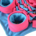 Dog Sniffing Snuffle Training Mat Pet Blanket Play Washable Polar Fleece Dog Trainings Mat Food Feeder