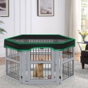 Pet Playpen Mesh Fabric Top Cover, Provide Shaded Areas for Pets and Protect from UV/Rain, Fits All 24 Inch Play Pen - Type 2