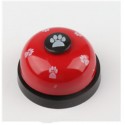 Pet Press Jingle Dog Cat Trainer Pet Intelligence Toy Footprints Press Bells Dog Paw Prints Ringer - Red