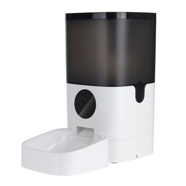 6L WiFi/bluetooth/Video Smart Automatic Pet Feeder Timer APP Control Voice Record for Cat Supplies Dog Dispenser - 6L Wifi Versi