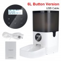 6L WiFi/bluetooth/Video Smart Automatic Pet Feeder Timer APP Control Voice Record for Cat Supplies Dog Dispenser - 6L Wifi Versi
