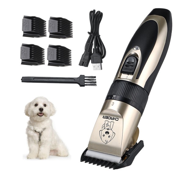 USB Rechargeable Pet Hair Clipper Cat Dog Trimmer Kit Pet Grooming Scissor  Puppy Accessories