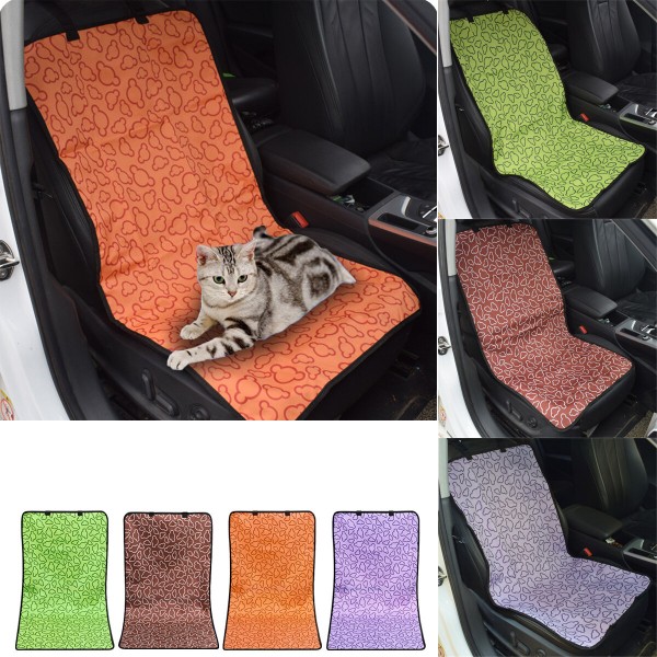 Dog Car Front Seat Cover Waterproof Pet Cat Dog Carrier Mat for Cars SUV Front Seat Cushion Protector Dog Car Cover - Coffee