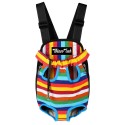 Multicolor Pet Carrying Backpack Pet Outdoor Chest Bag Travel  Backpack - S #02