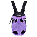Multicolor Pet Carrying Backpack Pet Outdoor Chest Bag Travel  Backpack - S #02