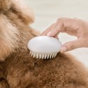   Pet Dog Silicone Comb Hair Removal Brush Smooth Surface Easy Cleaning From  - Oval