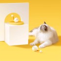 Interactive Cat LED Rolling Ball USB Rechargeable Electric Self Rotating LED Ball Connect to MiJia APP with Small Tail Storage B