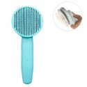 Multi-color PP Pet Hair Removal Comb Non-slip Pet Grooming Comb Pet Massage Comb Brush - Pink