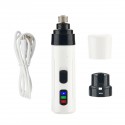 Dog Cat Nail Trimmer ABS Double Speed Smart Real-time Control Animal Nail Polisher Pet Cleaning Supplies Animal Grooming Trimmer