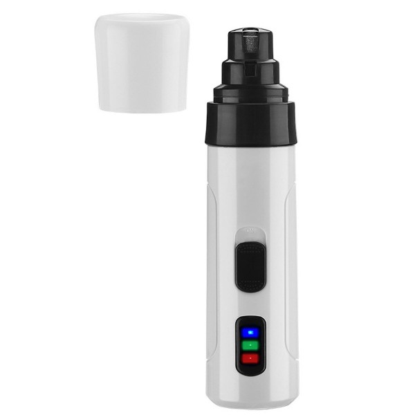 Dog Cat Nail Trimmer ABS Double Speed Smart Real-time Control Animal Nail Polisher Pet Cleaning Supplies Animal Grooming Trimmer