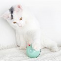 Smart Interactive  Pet Toys LED Luminous Ball USB Charging Smart Cat Toy Automatic 360 Degree Self Rolling Balls - White