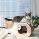 Cat Kennel Scratch Board Cat Toy Large Size Grinding Nails for Pet Supplies Sand Litter Box Bedpan - Type A