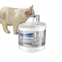 Cat Water Fountain Dog Dispenser 54oz 1.6L Automatic Pet Drinking Transparent Upgraded Filter Adjustable Silent Pump Adapter