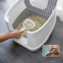 Cat Litter Box Fully Enclosed Anti-Splash Deodorant Cat Toilet For Cats Two-Way with Shovel High Capacity Pet Supplies Litter As