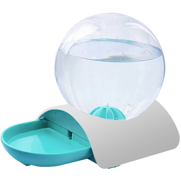 2.8L Automatic Water Fountain Large Capacity Drinking Bowl-Blue/Pink/Grey - Green