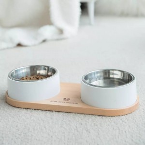 Pet Feeder Beech Bow...