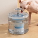 Cat Water Fountain Dog Water Dispenser 88OZ 2.6L Automatic Pet Drinking Fountain Transparent Upgraded with Filter and Adjustable