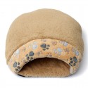 Lovely Warm Cat House Soft Sleeping Bag Cute Cat Bed Cave - L Pink