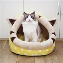 Cute Animal Design Comfortable Indoor House Bed Pet Dog Cat Nests Pad Soft Fleece Bed - Type B