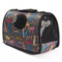 Expandable Pet Carrier Dog Cat Folding Travel Carry Bag  Airline Approved Pet Carrier - #05