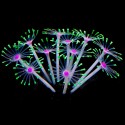 Silicone Glowing Artificial Fish Tank  Coral Plants Ornament Underwater Pets Decor - Pink