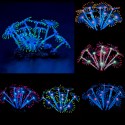 Silicone Glowing Artificial Fish Tank  Coral Plants Ornament Underwater Pets Decor - Pink