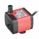 220-3000 LPH Submersible Water Pump Fish Pond  Tank Fountain Pump Feature  Water Pump - 3W  Red