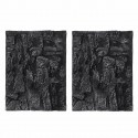 2pcs 3D Foam Rock  Background Backdrop Tank Fish Reptile Marine - Type 2