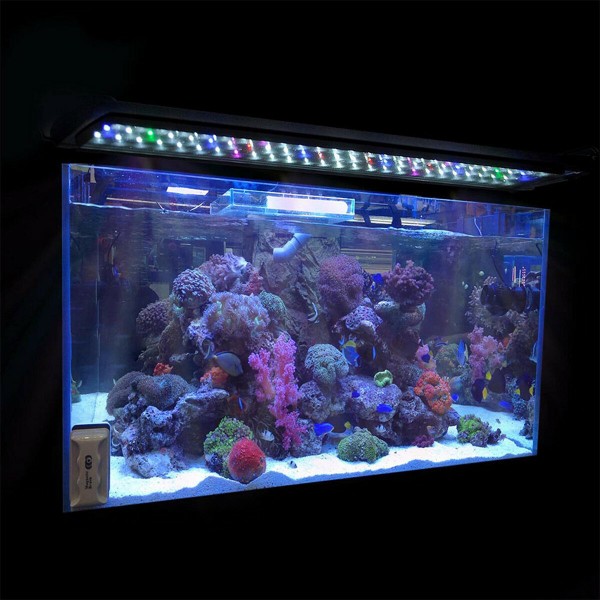 12V 25W 129 LEDs  Light 30-90cm Lighting Full Spectrum Fish Plant Tank Bar LED Lamp Pet Supplies - 30cm EU Plug