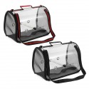 Outdoor Bird Shoulder Bags  Parrot Carry Cage Pet Breathable Space Pet Carrier Bag - Black