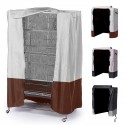 Large Bird Cage Cover, Universal Parrot Cage Protector,Good Night Bird Cage Cloth Cover Pet Supplies - Black