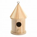 Wood Wooden Birdhouse Bird House Shed Garden Yard Hanging Decor 16x7.8cm