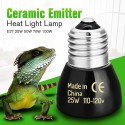 25W/50W/75W/100W Pet Reptile Far Infrared Ceramic Emitter heat lamp Bulb For Reptile Pet Brooder  - 100V 25W