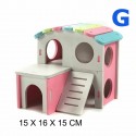 Hamster Golden Bear Bedroom Color Wooden House Big House - 1