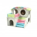 Hamster Golden Bear Bedroom Color Wooden House Big House - 1