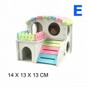 Hamster Golden Bear Bedroom Color Wooden House Big House - 1