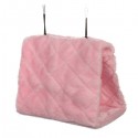 M Size Bird Hamster Hanging Cave Cage Hammock Tent Bed Bunk Parrot Toy -  Pink