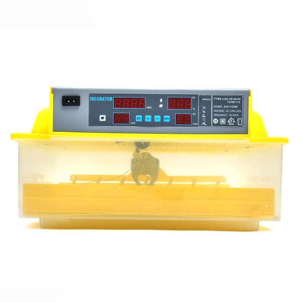 56 Automatic Egg Incubator Digital Hatching Poultry Chicken Temperature Control US/EU/UK Plug - EU