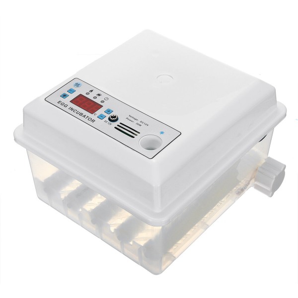 110-220V 16 Eggs Mini Fully Automatic Incubators Small Egg Hatcher Chicken Bird Egg - US Dual Power Supply