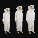 Beekeeping Protective Equipment Jacket Veil Full Body Suit Hat Smock Beekeeping Tools Set - 2XL