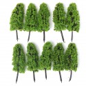 20pcs Dark/Light Green Trees Model Train Railway Forest Wargame Landscape