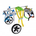 Aluminium Pet Dog Wheelchair Walk Assistant Cart For Pet Dog Handicapped Leg - #1
